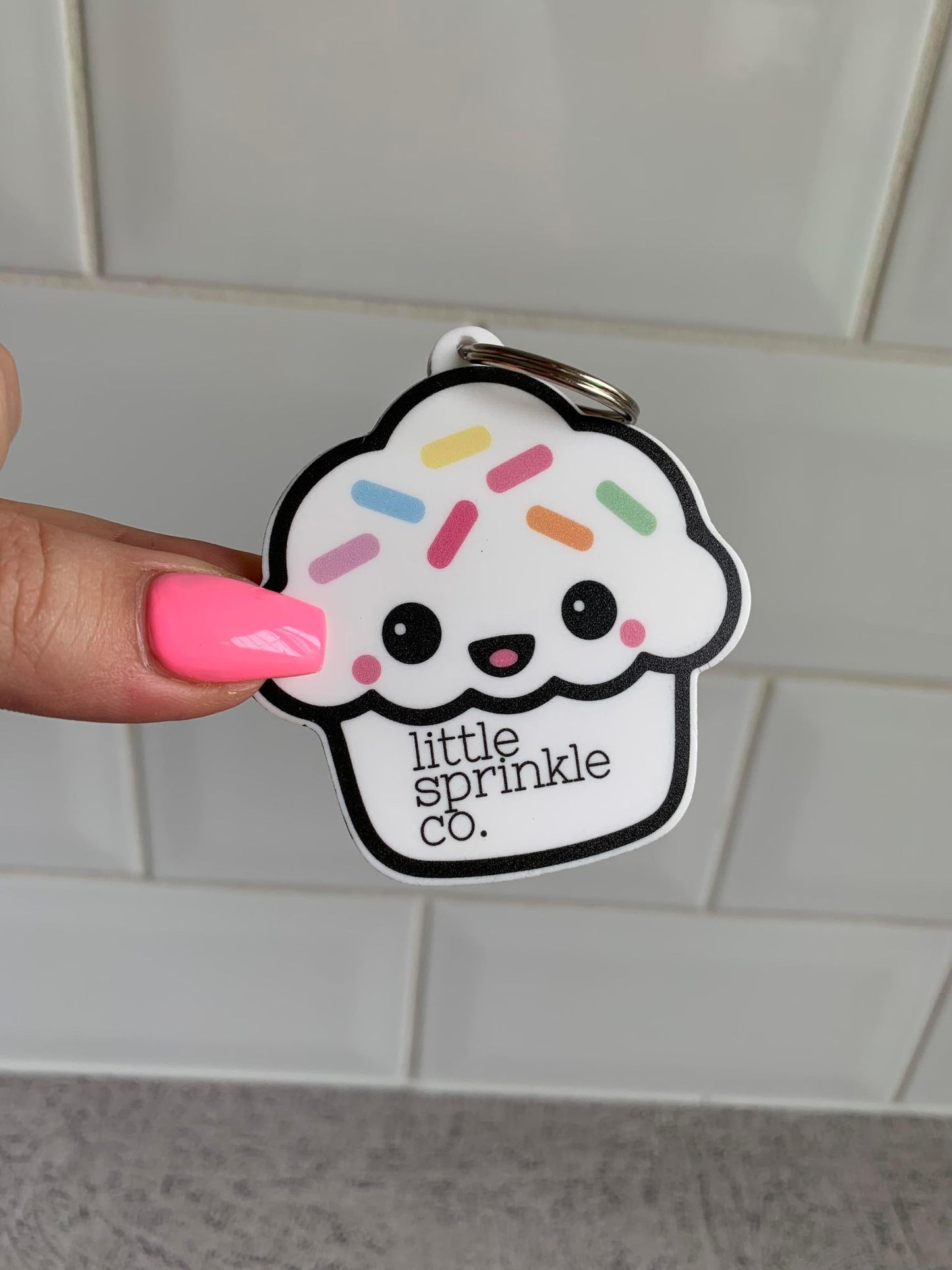 Cupcake Keyring