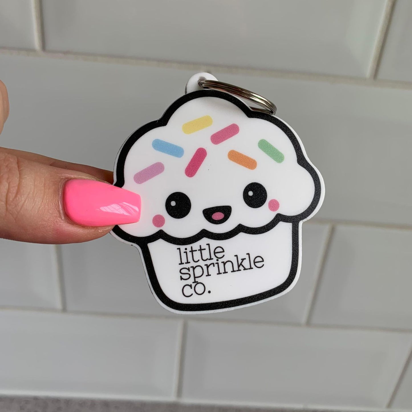 Cupcake Keyring